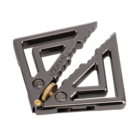 Затискачі для сосків з важкою підвіскою LOCKINK Adjustable Nipple Clamps with Heavy Pendant - Grey №2