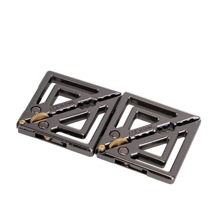 Затискачі для сосків з важкою підвіскою LOCKINK Adjustable Nipple Clamps with Heavy Pendant - Grey №6