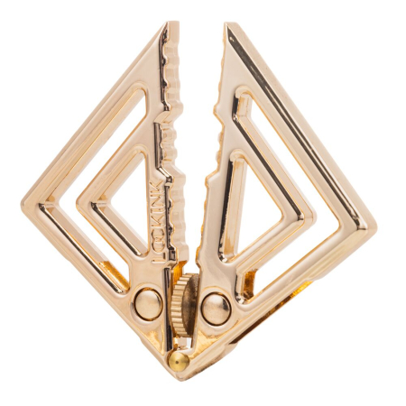 Затискачі для сосків з легкої підвіскою LOCKINK Adjustable Nipple Clamps with Light Pendant - Golden №2
