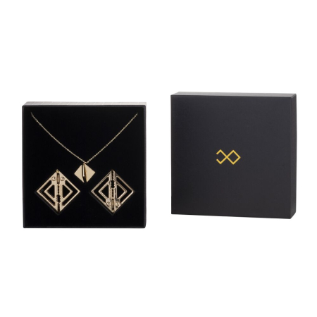 Затискачі для сосків з легкої підвіскою LOCKINK Adjustable Nipple Clamps with Light Pendant - Golden №7