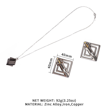 Затискачі для сосків з легкої підвіскою LOCKINK Adjustable Nipple Clamps with Light Pendant - Grey №2