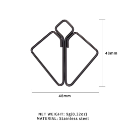 Затискачі для сосків LOCKINK Nipple Clamps - Grey - - фото №9