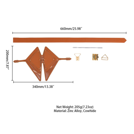 Маска на очі LOCKINK Vixen Blindfold Brown Set - фото №10