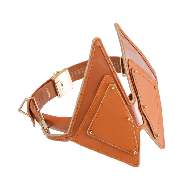 Маска на очі LOCKINK Vixen Blindfold Brown Set - фото