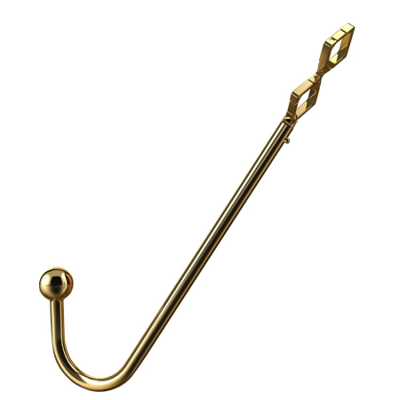 Анальний гак LOCKINK Golden Adjustable Anal Hook Set - фото