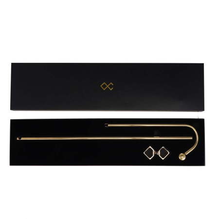 Анальний гак LOCKINK Golden Adjustable Anal Hook Set - фото №4