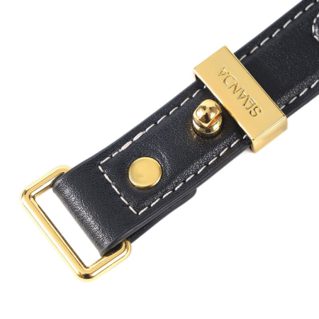 Повідець LOCKINK SEVANDA Love Heart Butterfly Leather Collar Set - Black - фото №7