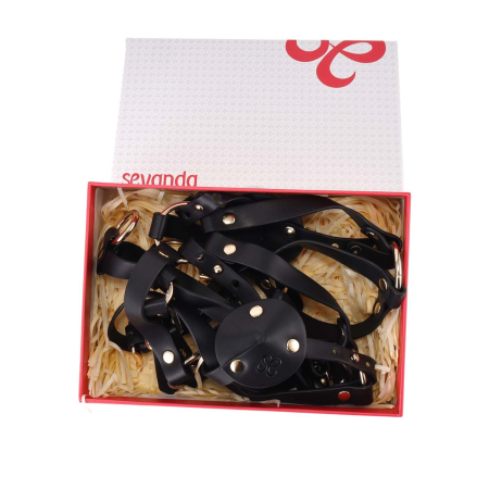 Портупея на груди LOCKINK SEVANDA Queen Chest Harness with Removable Bra - фото №10