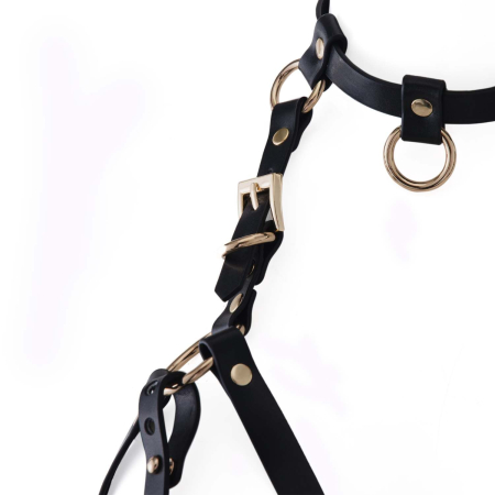 Портупея на груди LOCKINK SEVANDA Queen Chest Harness with Removable Bra - фото №6