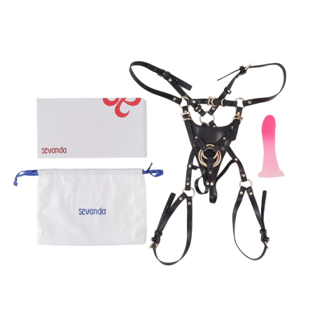 Страпон LOCKINK SEVANDA Queen Sheba Strapon - Pink Dildo - фото №7