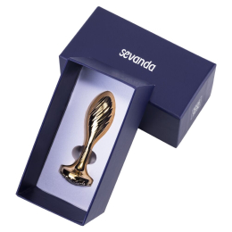 Анальна пробка LOCKINK SEVANDA Pearl Pear-shape Anal Plug - - фото №9