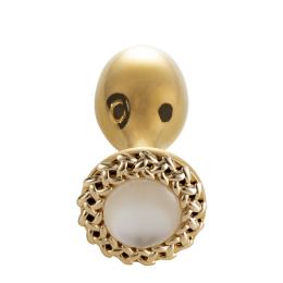 Анальна пробка LOCKINK SEVANDA Pearl Rose-shape Anal Plug - - фото №3