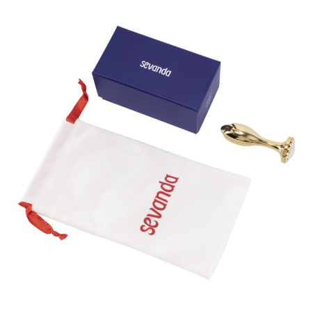 Анальна пробка LOCKINK SEVANDA Pearl Rose-shape Anal Plug №7