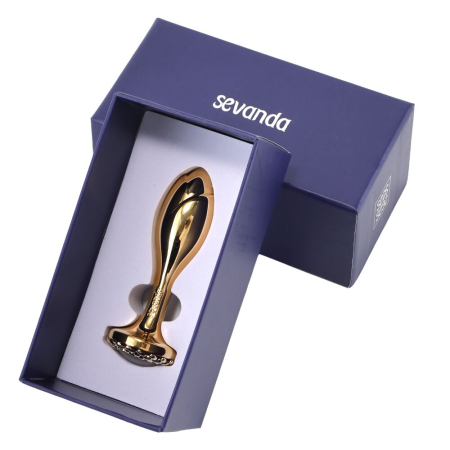 Анальна пробка LOCKINK SEVANDA Pearl Rose-shape Anal Plug №6