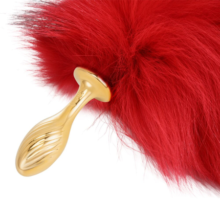 Анальна пробка з хвостом лисиці LOCKINK SEVANDA Red Vixen Set with Pear-shape Plug - фото №6