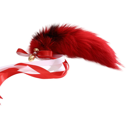 Анальна пробка з хвостом лисиці LOCKINK SEVANDA Red Vixen Set with Pear-shape Plug - фото №4