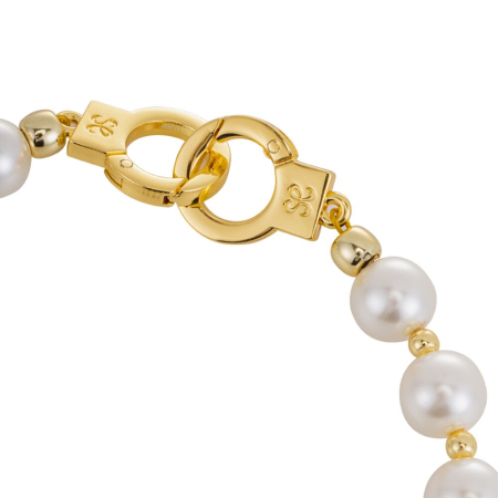 Перлинний нашийник з повідцем та наручниками LOCKINK Pearl Bondage & Restraint Set - фото №7