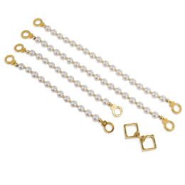 Перлинні наручники та поножі LOCKINK Pearl Bondage & Restraint Set - - фото №6