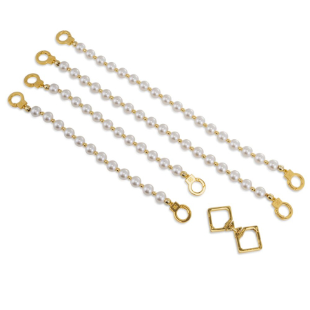 Перлинні наручники та поножі LOCKINK Pearl Bondage & Restraint Set - фото №6