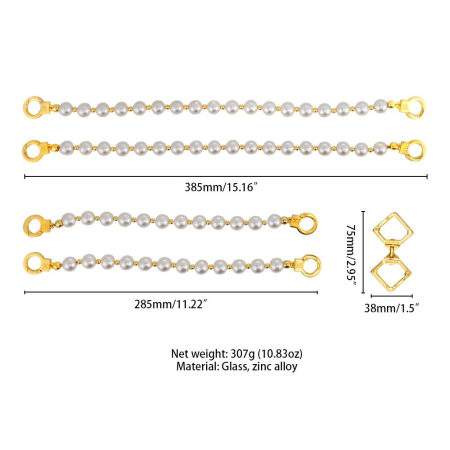 Перлинні наручники та поножі LOCKINK Pearl Bondage & Restraint Set - фото №9