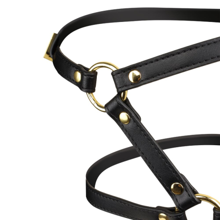 Маска-збруя для орального сексу LOCKINK SEVANDA Blowjob Head Harness - фото №5