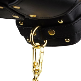 Маска-збруя для орального сексу з повідцем LOCKINK SEVANDA Blowjob Head Muzzle with Leash - - фото №6