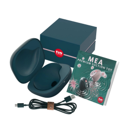 Вакуумний стимулятор Fun Factory MEA velvet green, унікальні режими, функція посторгазм - №7