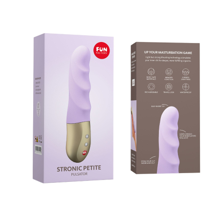 Мініпульсатор Fun Factory STRONIC PETITE pastel lilac, 8 режимів, підходить для початківців - фото №8