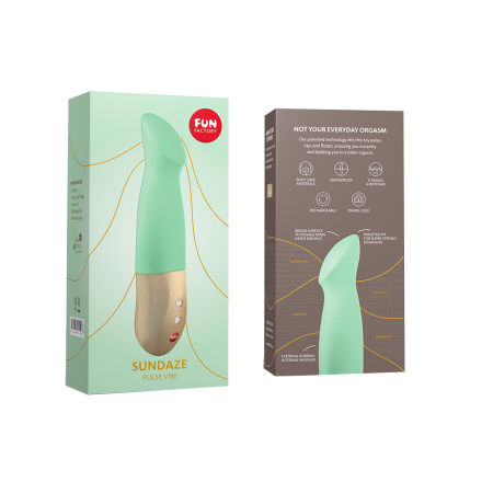 Вібратор-пульсатор Fun Factory SUNDAZE pistachio - фото №8