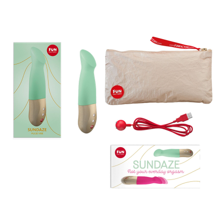 Вібратор-пульсатор Fun Factory SUNDAZE pistachio - фото №7