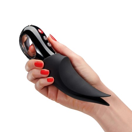 Вібратор для клітора Fun Factory VOLTA black, гнучкий подвійний кінчик - фото №7