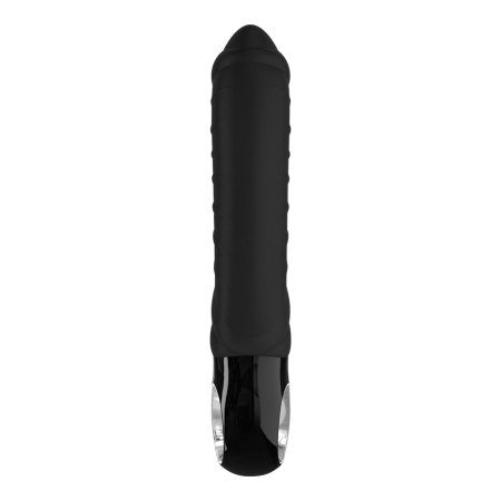 Вібратор для точки G Fun Factory TIGER black, ребристий, підходить для анальної стимуляції №3