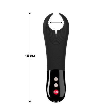 Вібратор для пеніса Fun Factory MANTA black, підходить для парних ігор - фото №2