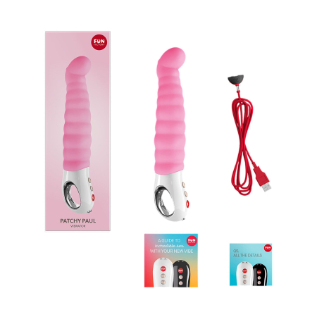 Вібратор точки G Fun Factory PATCHY PAUL candy rose, гнучкий, 12 режимів №6