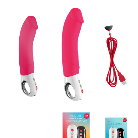 Вібратор для точки G Fun Factory BIG BOSS pink, дуже потужний, 23,5 см - фото №6