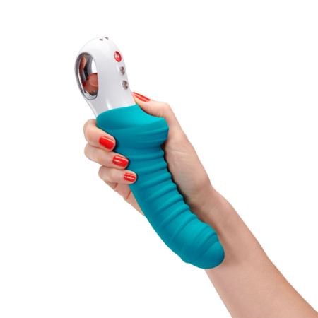Вібратор для точки G Fun Factory TIGER petrol, ребристий, підходить для анальної стимуляції - фото №6