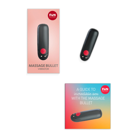 Віброкуля Fun Factory Massage BULLET, чорна, діаметр 2,5 см, 3 швидкості, 3 малюнки вібрації - фото №4