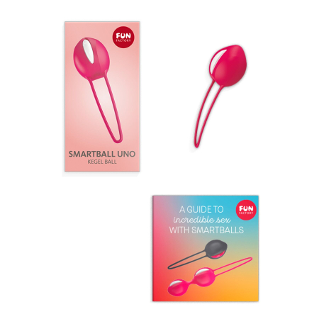 Вагінальна кулька SMARTBALL UNO, червона, одинарна, діаметр 3,6 см - фото №6