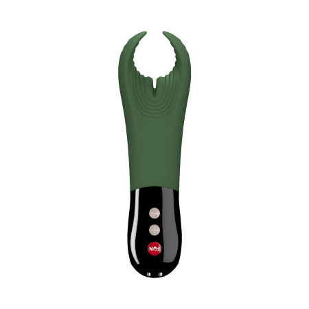 Вібратор для пеніса Fun Factory MANTA moss green/black, підходить для парних ігор - фото №3