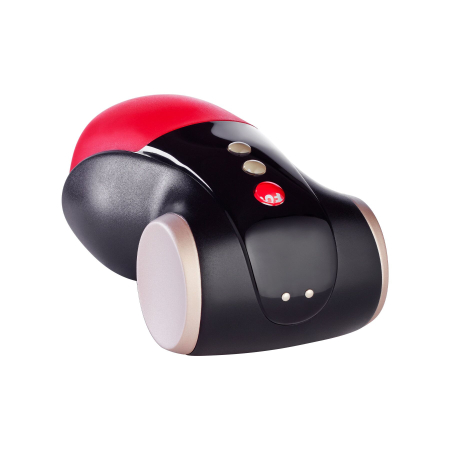 Мастурбатор для головки пеніса Fun Factory COBRA LIBRE II black/red, 2 мотори, гра без рук - фото №4