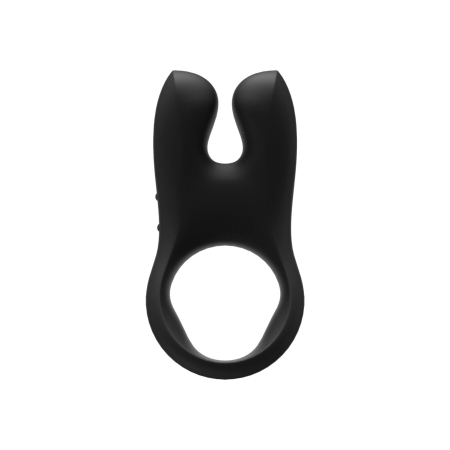 Ерекційне віброкільце з подвійною стимуляцією клітора Fun Factory N?S black, 2 мотори - фото №2