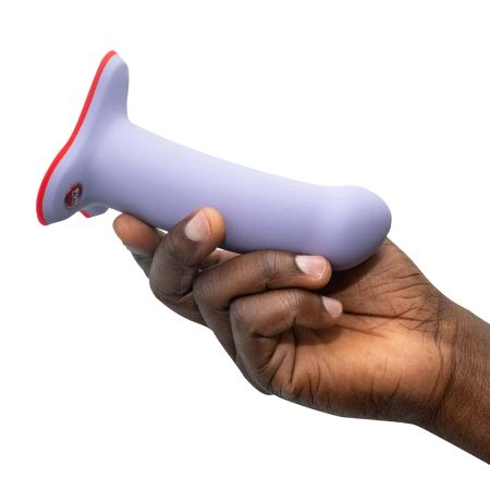 Фалоімітатор Fun Factory AMOR, бузковий, довжина 14,6 см, діаметр 3,7 см, вигнутий - фото №5