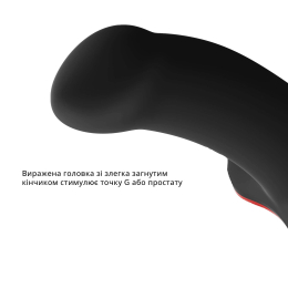 Фалоімітатор Fun Factory AMOR, чорний, довжина 14,6 см, діаметр 3,7 см, вигнутий - - фото №4