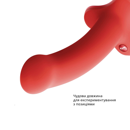Фалоімітатор Fun Factory MAGNUM, помаранчевий, дуже гнучкий, довжина 18,3 см, діаметр 3,7 см - фото №5