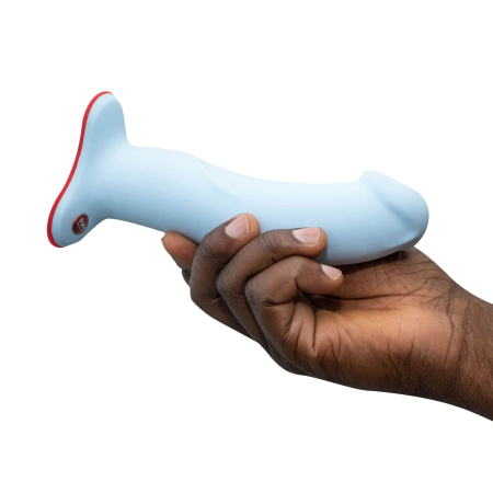 Фалоімітатор Fun Factory THE BOSS STUB, ніжно-блакитний, реалістична текстура, діаметр 4,1 см - фото №5