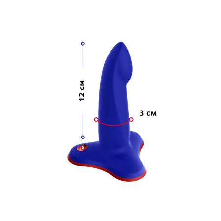 Фалоімітатор Fun Factory LIMBA FLEX S, синій, гнучкий, з ефектом пам’яті, підходить для точки G - фото №2