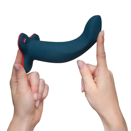 Фалоімітатор Fun Factory LIMBA FLEX L, колір морської хвилі, гнучкий, з ефектом пам’яті, підходить для точки G - фото №6