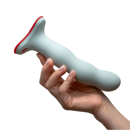 Фалоімітатор Fun Factory BOUNCER, світло-зелений, кульки всередині, ефект вібрації, діаметр 3,9 см - фото №6