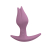 Анальна пробка Fun Factory BOOTIE FEM, рожева, у вигляді бутона, діаметр 2,9 см, тонкий обмежувач - фото