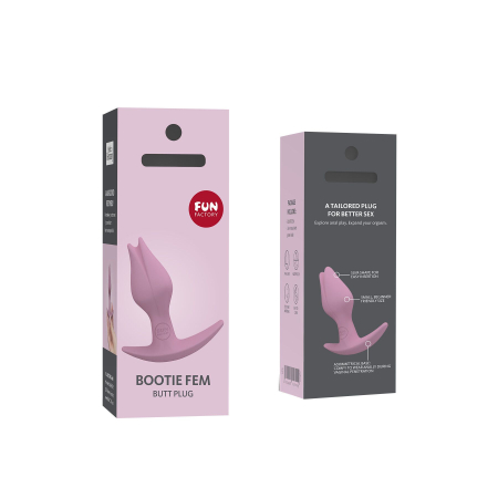 Анальна пробка Fun Factory BOOTIE FEM, фіолетова, у вигляді бутона, діаметр 2,9 см, тонкий обмежувач - фото №4